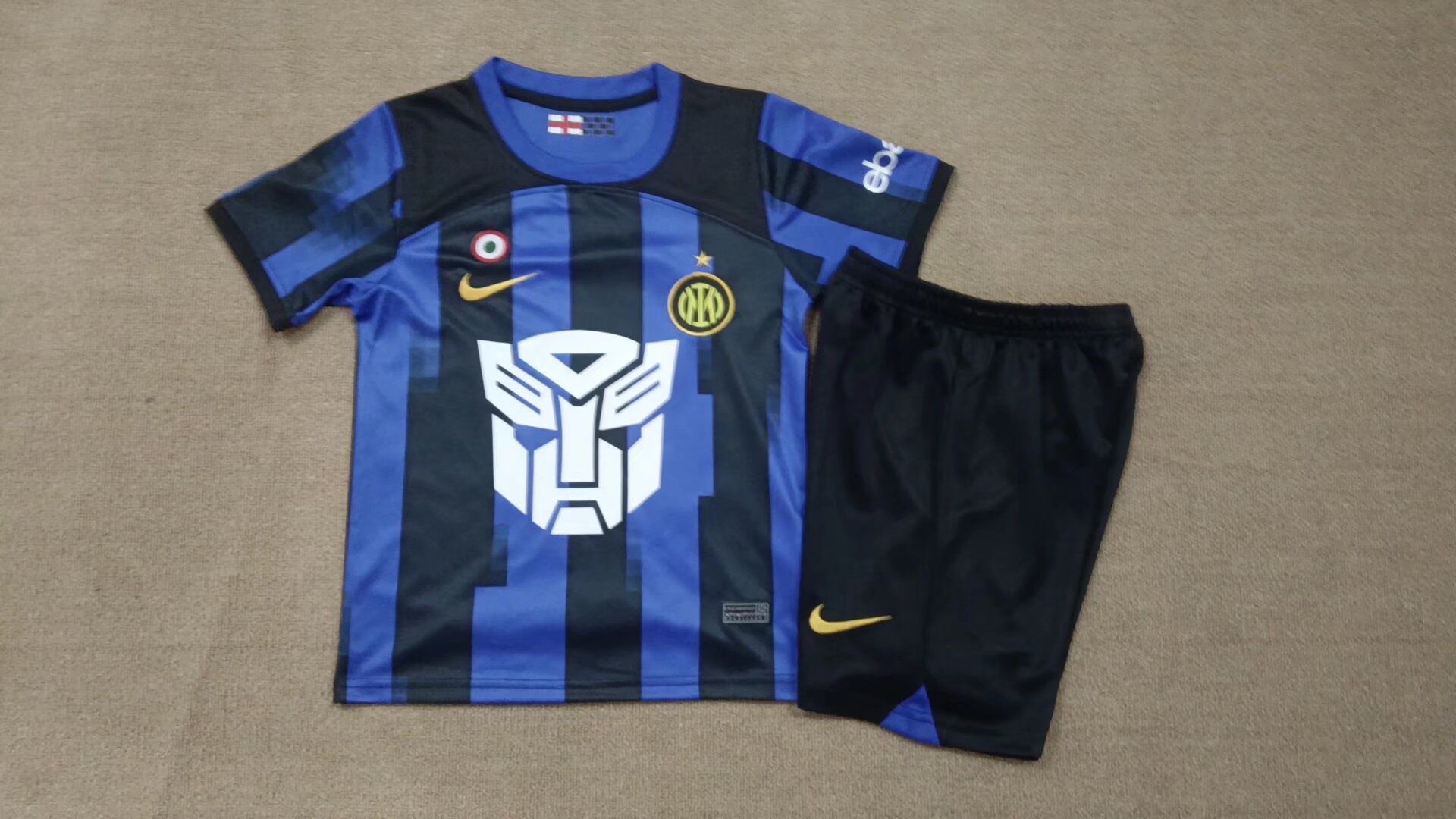 Kids-Inter Milan 23/24 Home Transformers Soccer Jersey